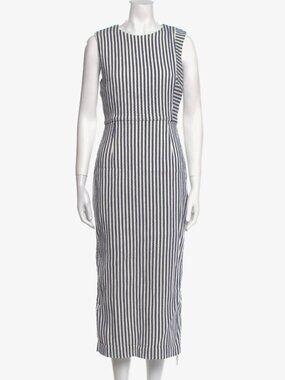 Apiece Apart blue striped dress
